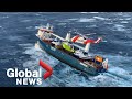 Dutch cargo ship adrift in Norwegian sea after dramatic rescue