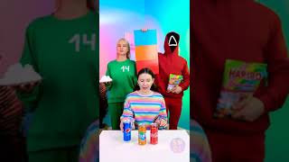 SQUID GAME CHALLENGE: CAN YOU GUESS ALL THE COLORS? || Funny TikTok challenges by SMOL #shorts