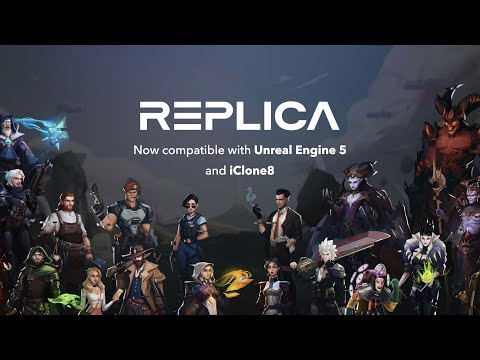 Replica Studios is compatible with UE5 and iClone8