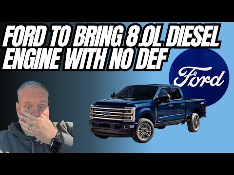 Ford bringt einen 8,0-Liter-Dieselmotor ohne AdBlue® auf den Markt.