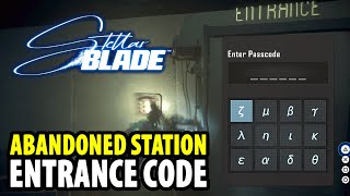 How to Unlock Abandoned Station Entrance Code | Stellar Blade