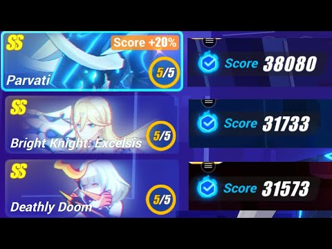 Honkai Impact 3rd - Exalted MA Parvati(38080/31733)/BKE(31733)/Doom(31573)