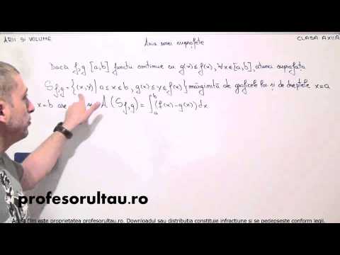 23   cls12   Arii si volume   aria unei suprafete - profesorultau.ro