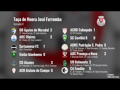Taça de Honra 25/26 | Jornada 4