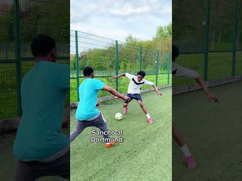 POV: Sancho at Man United VS Sancho at Dortmund⚽️ #football #footballshorts #psg #dortmund #sancho