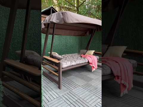 Гойдалки для дачі садові розкладні Карлеоне #качеля