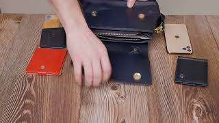 Жіноча сумка з цікавою ручкою з натуральної шкіри Vintage 22336 чорна