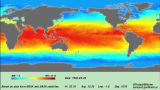[OProject@Home] Sea surface temperature - year 1982