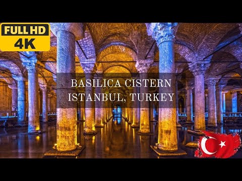 Basilica Cistern, Istanbul, Turkey 🇹🇷 (4K walking tour)