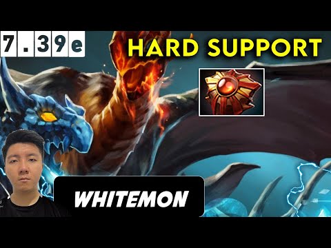Whitemon Jakiro Hard Support - Dota 2 Patch 7.39E Pro Player Full gameplay