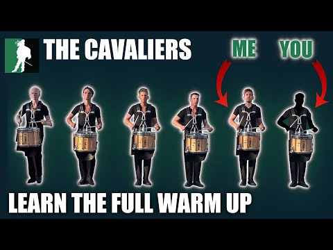 HOW TO play Cavaliers 2023 snareline LOT warm up