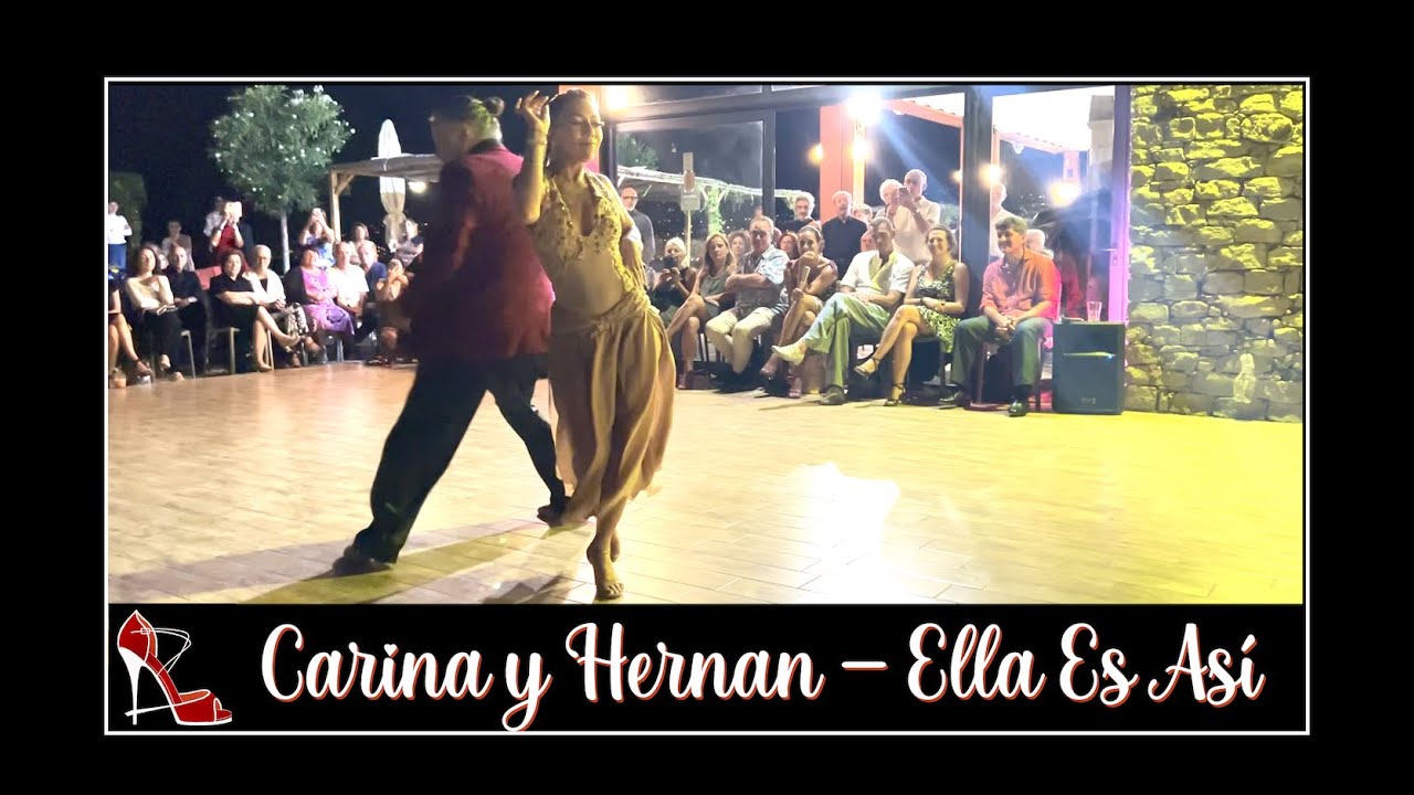Carina D'Avila y Hernan Gerez 2/3 - Ella Es Así - Milonga La Vesca (Sanremo - Italia)