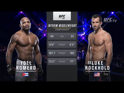 Yoel Romero highlights vs Luke Rockhold UFC 221