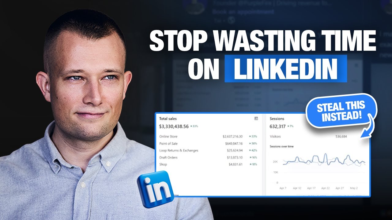 STOP Wasting Time on LinkedIn (STEAL THIS Instead to Book 50+ Calls)
