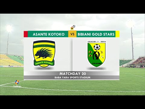 ASANTE KOTOKO 5 : 0  BIBIANI GOLDSTARS - HIGHLIGHTS | WK 20