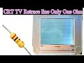 CRT TV Retrace Line Problem Tv Retrace Line Problem White Lines Problem Solov