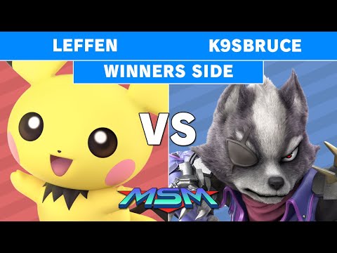 MSM 185 TSM | Leffen (Pichu) vs PA | K9sbruce (Wolf) Winners Pools - Smash ultimate