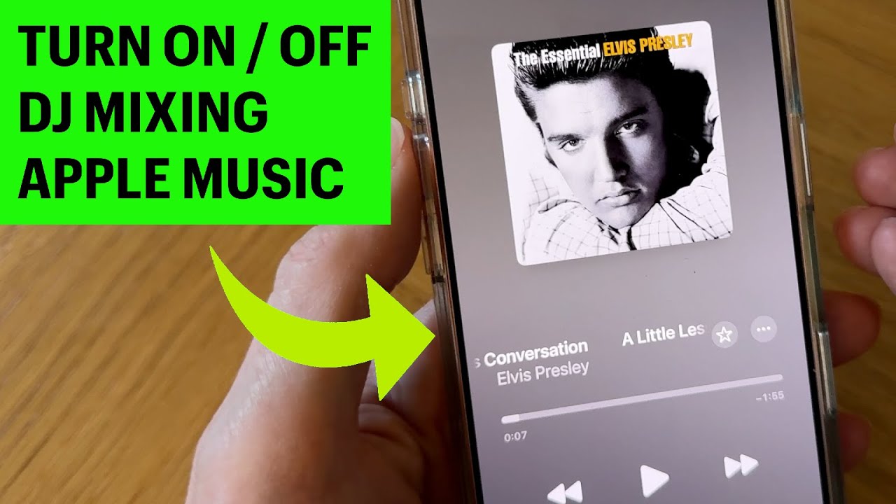 How To Turn On / Off DJ Mixing Apple Music