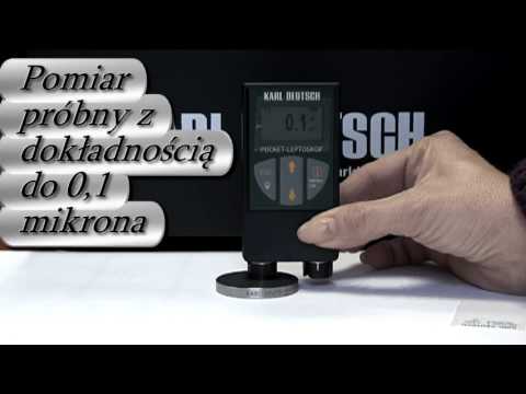 Badanie grubości powłoki za pomocą leptoskopu