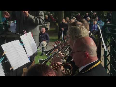 Lofthouse 2000 Brass Band Wetherby Bandstand 23rd Sept 2018 Mr Blue Sky
