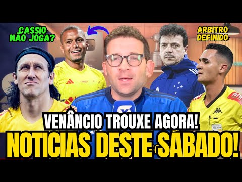 VENÂNCIO BROUGHT BAD NEWS THIS SATURDAY MORNING! IS CASSIO DINIZ OUT? ARBITRATION DEFINED