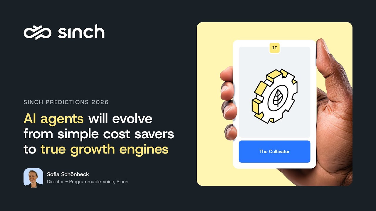How AI agents will become growth engines | Sinch Predictions 2026