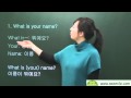 Lesson 1: Introducing oneself in Korean - Learn Korean Language