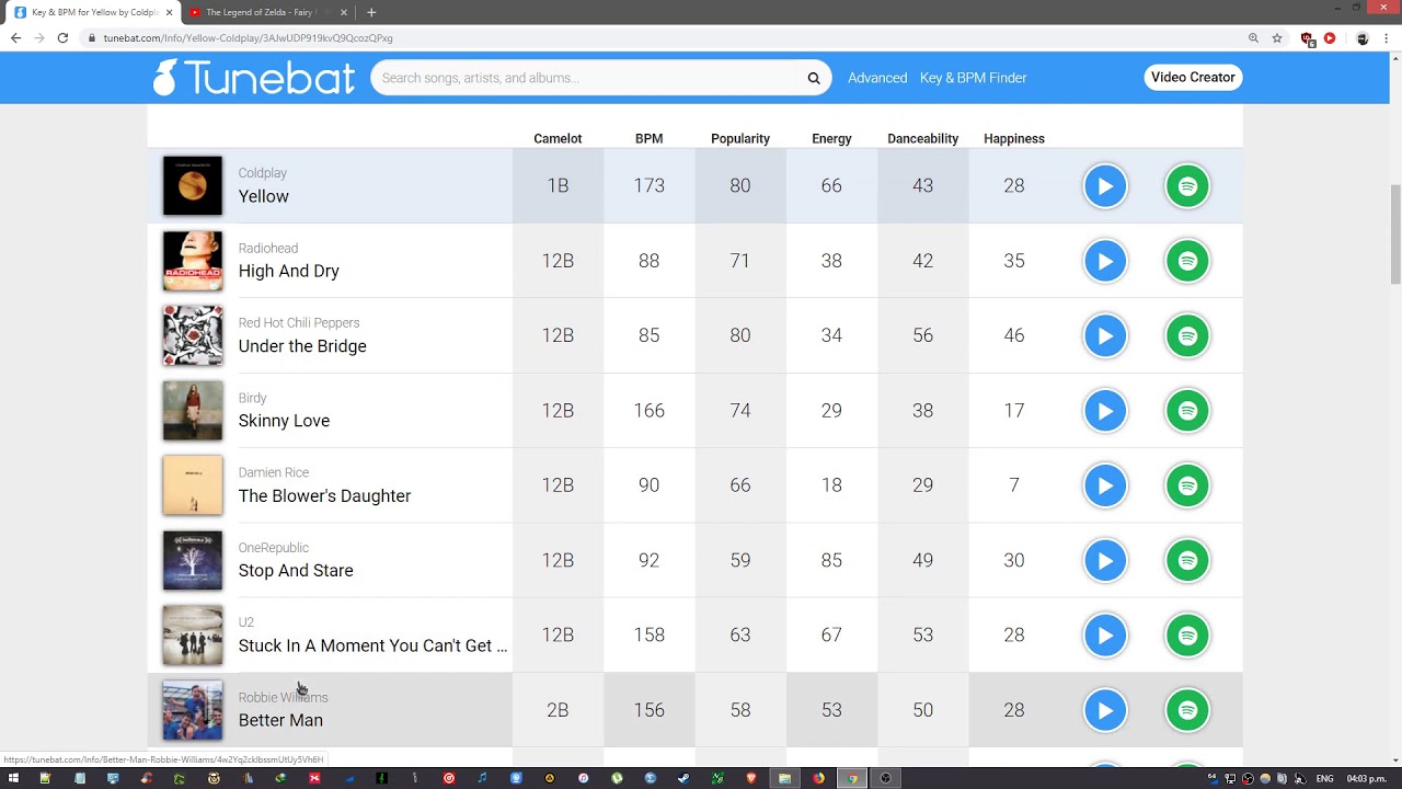 How to find the Key and BPM of a song [Tunebat.com]