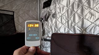 Best features of the portable IR sauna, controls, etc - 2 Person Portable Full Spectrum Infrared Sau
