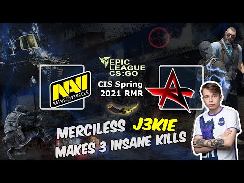 Merciless J3kie makes 3 insane kills, Natus Vincere vs Akuma, EPIC League CIS 2021