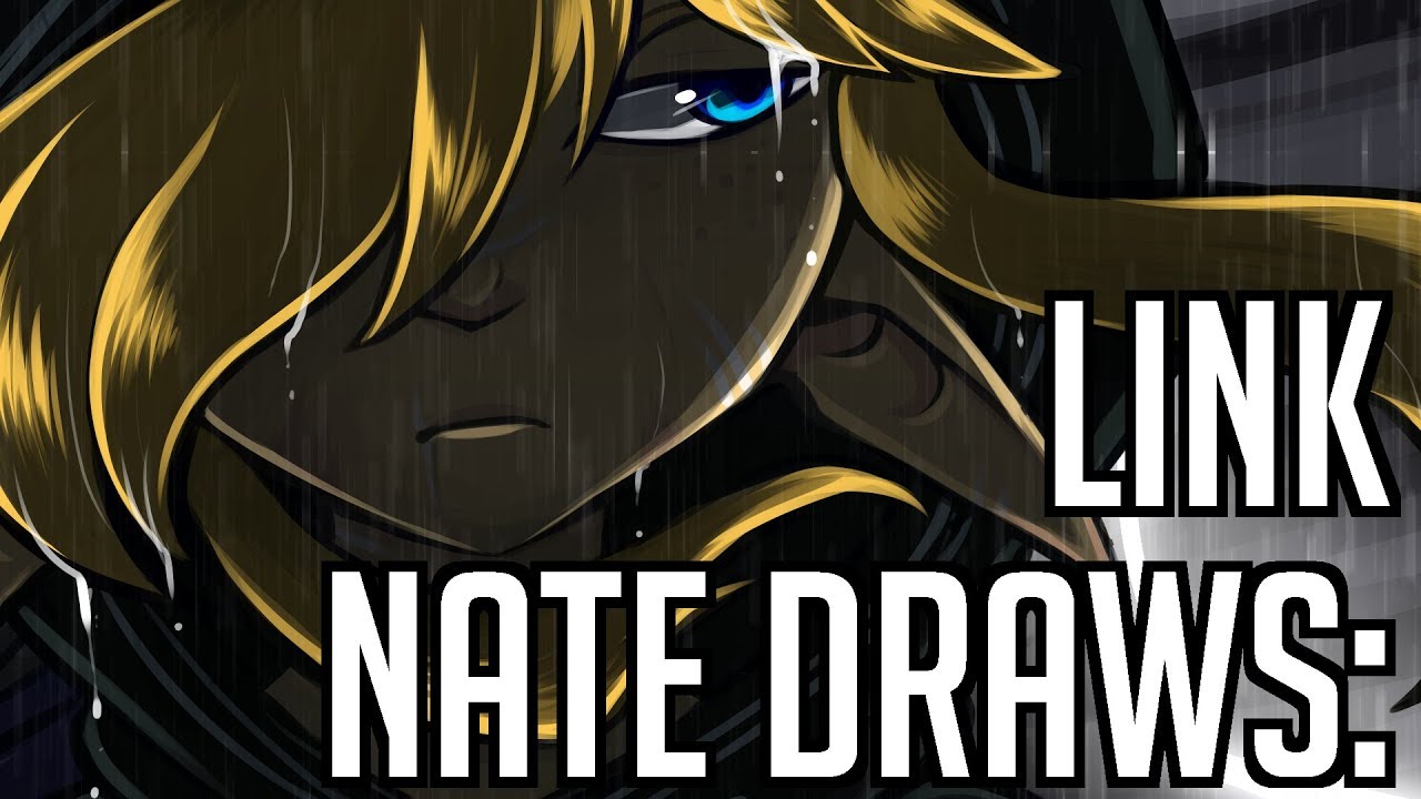 Nate Draws #18: BotW Link