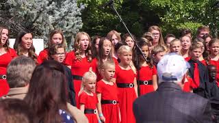 One Voice Children&#39;s Choir sings Glorious at Utah Women&#39;s Walk 2017