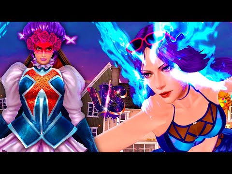 Psylocke Summer Vacation Uniform Vs Captain Britain l Marvel Future Fight