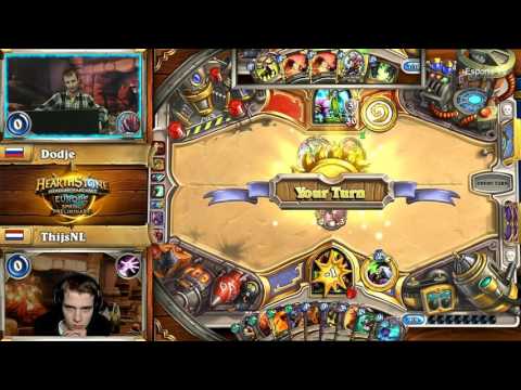 ThijsNL vs Dodje (Bo5) | Europe Spring Preliminary 2016 Day 1 | Hearthstone Esports TV Cha