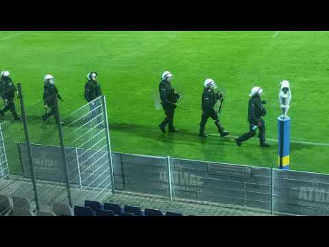 Próba awantury Kotwica Kołobrzeg - Zawisza Bydgoszcz