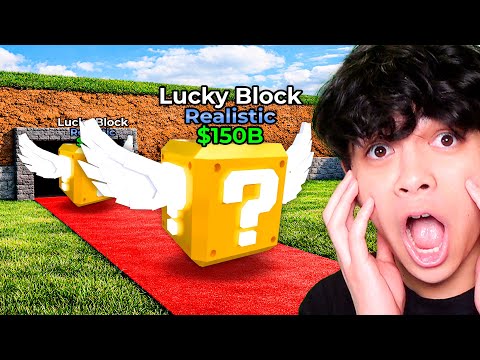 Opening 100 REALISTIC Lucky Blocks in Steal a Brainrot..