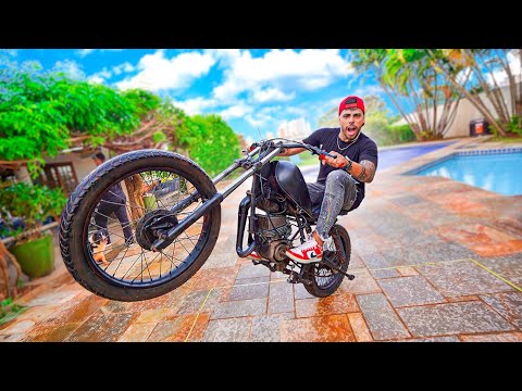 FINALMENTE FIZ A BUDEGA DESSA MOTO FUNCIONAR * Moto da lenda da Herdeira ligou *