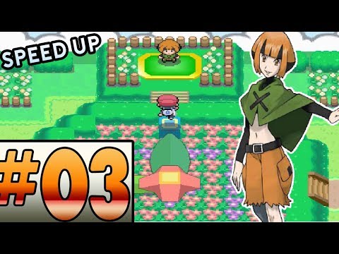 Pokemon Platinum Walkthrough Part 3 - Eterna City & Gym Leader Gardenia (SPEED UP!)