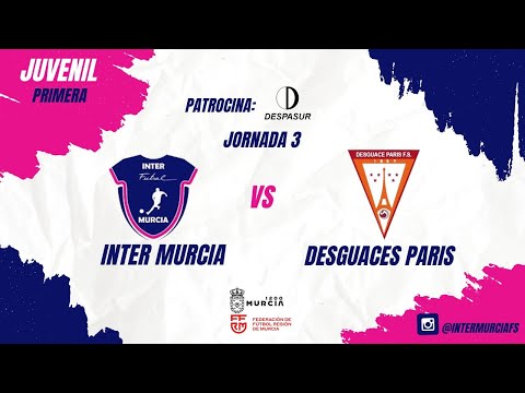 Inter Murcia Despasur 2-5 Desguaces París Algaida FS Jornada 3 Primera Juvenil