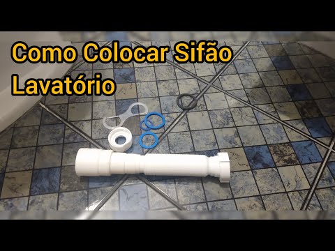 Como instalar Sifão na Pia do Banheiro
