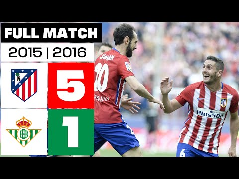 Atlético de Madrid 5 - 1 Real Betis 2015/16 | PARTIDO COMPLETO