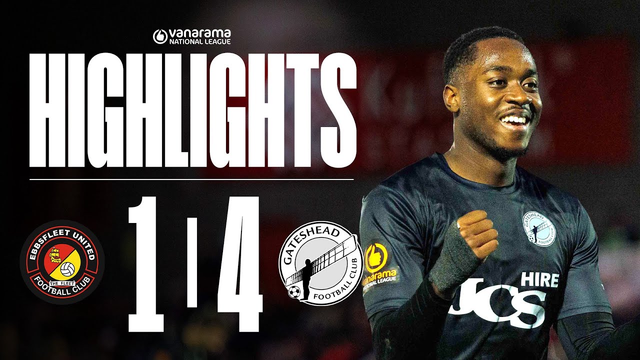 Oseni’s brace caps off FOUR for Gateshead! 🤩 | Ebbsfleet United 1-4 Gateshead | HIGHLIGHTS