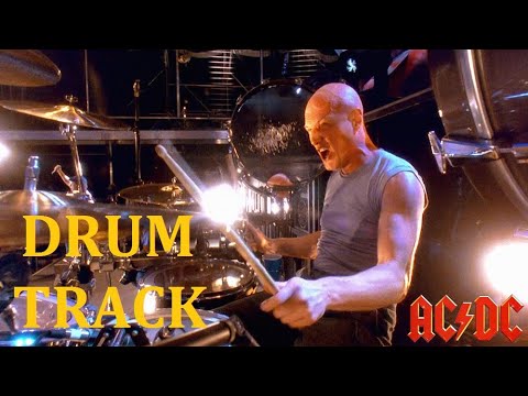 AC/DC - Thunderstruck (Live) - drums only. Chris Slade drum track.