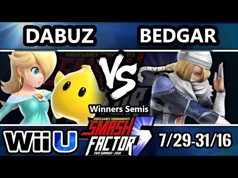 SF5 Smash 4 - dT | Dabuz (Rosalina) Vs. SB | Bedgar (Sheik) SSB4 Winners Semis