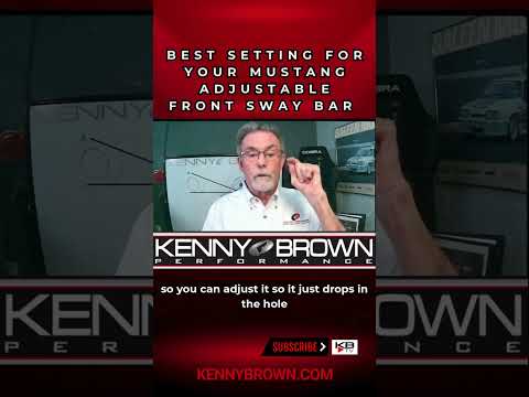 Best Setting for Adj Front Sway Bar