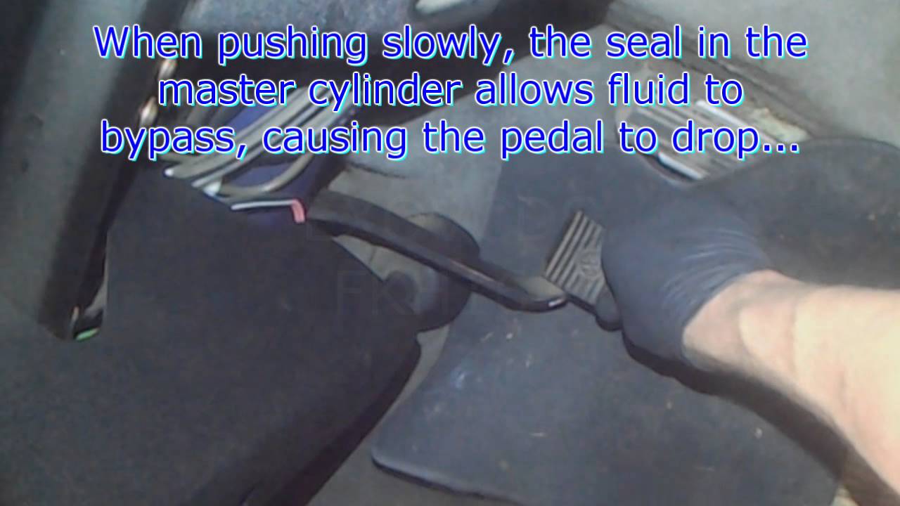 VW T3: Vanagon sinking brake pedal sensation...