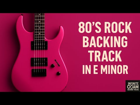 80's Rock Backing Track in E Minor