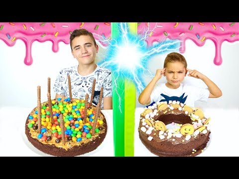 Twin Telepathy Cake Challenge !!! - Swan VS Néo