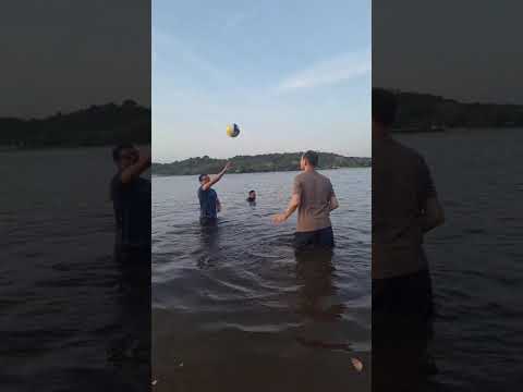 Vôlei nas águas do Rio Araguari  Ferreira Gomes Amapá  #1