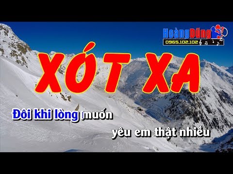 Xót Xa Karaoke - beat chất lượng cao